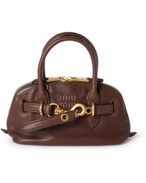 Miu Miu Mini Aventure Bag - Brown