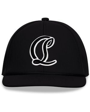 Christian Louboutin Mooncrest Ivy Ac Baseball Cap - Black