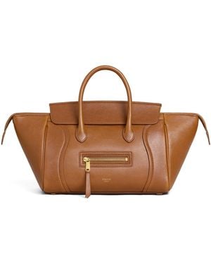 Celine Borsa luggage small in pelle di agnello - Marrone