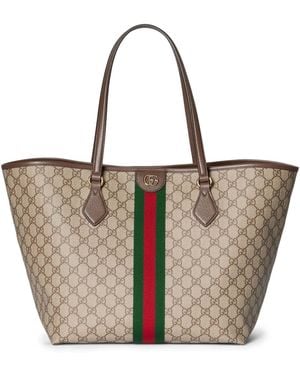 Gucci Ophidia Large Tote Bag - White