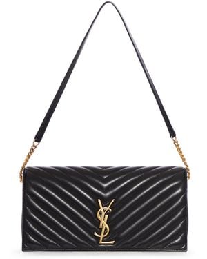 Saint Laurent Borsa a tracolla kate 99 - Nero