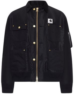SACAI X CARHARTT WIP Duck Jacket - Black