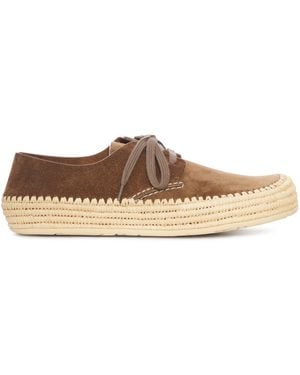 Loewe Rio Lace-Up Shoes - Brown