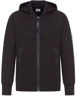 C.P. Company Fleece Hoodie - Black