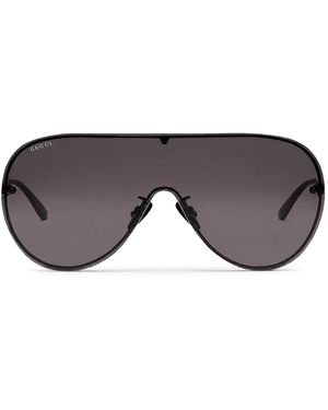 Gucci Sunglasses With Mask Frame - Grey