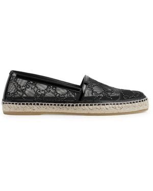 Gucci Espadrilles With Gg Crystals - Multicolor