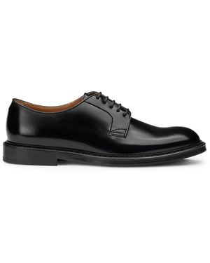 Doucal's Scarpa derby stringata in pelle - Nero