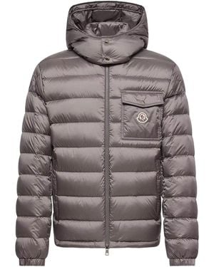 Moncler Piumino corto verith con cappuccio - Grigio