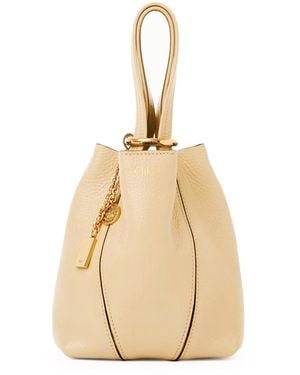 Chloé Chloé Spin Small Tote Bag - Natural
