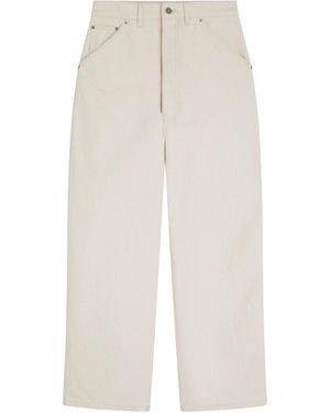 Phoebe Philo Jeans carpenter in cotone organico - Bianco