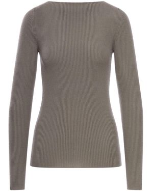 Rick Owens Maglione scollo dritto - Grigio