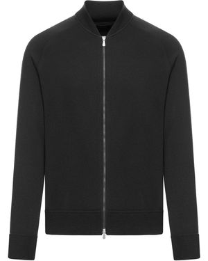 Nome Wool Zip-Up Jacket - Black