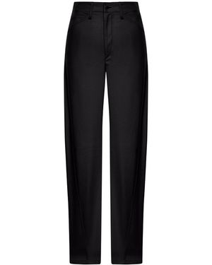 Lemaire Pantaloni cinque tasche con cucitura ritorta - Nero