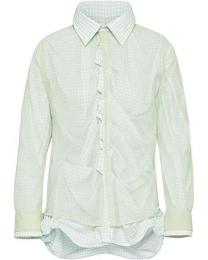 Maison Margiela Camicia miluti-layer - Verde