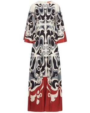 La DoubleJ Silk Fantasy Dress - Red