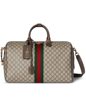Gucci Savoy Medium Size Duffle Bag - Brown