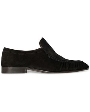 The Row Two Soft Moccasins - Black