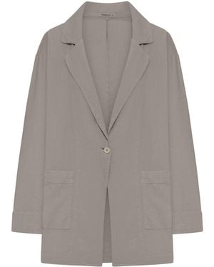 Transit Single-Breasted Blazer - Gray