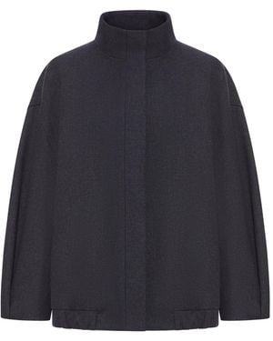 Dries Van Noten Structured Wool Jacket - Blue