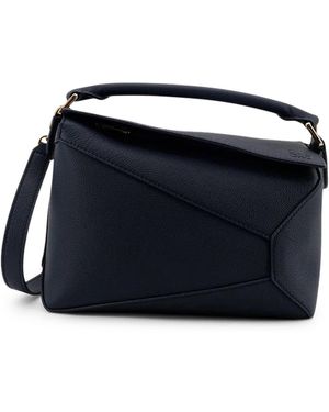 Loewe Small Puzzle Edge Bag - Blue