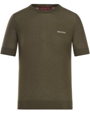Gucci Cashmere T-Shirt - Green