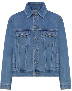 Loewe Denim Jacket With Anagram - Blue