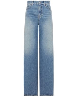 Gucci Cotton Denim Trousers - Blue