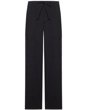 Jil Sander Cotton Poplin Cargo Trousers - Blue
