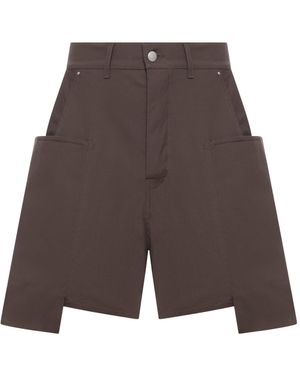 Rick Owens Stefan Cargo Shorts - Brown