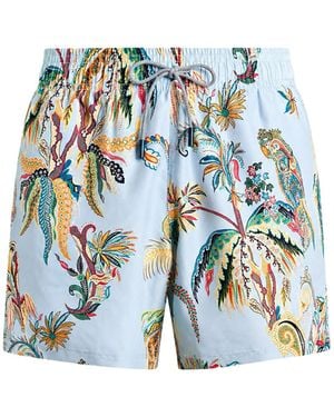 Etro Swimsuit With Placed Print - White