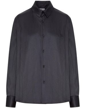 Courreges Oversized Shirt - Blue