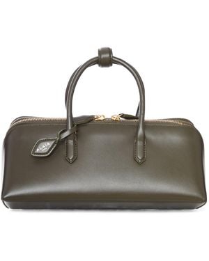 Alaïa Delta Small Calfskin Box Bag - Green