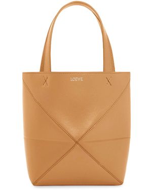 Loewe Puzzle Fold Tote Bag - Orange