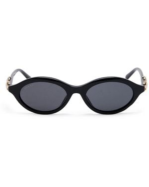 Gucci Oval Sunglasses - Black