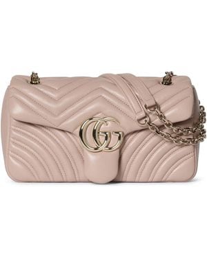 Gucci gg Marmont Medium Shoulder Bag - Pink