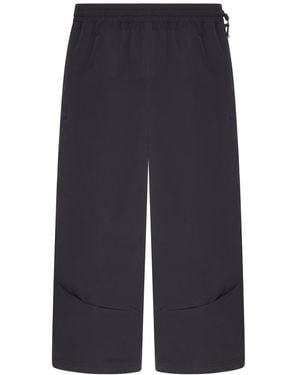 Gucci Cotton And Nylon Bermuda Shorts With Embroidery - Blue