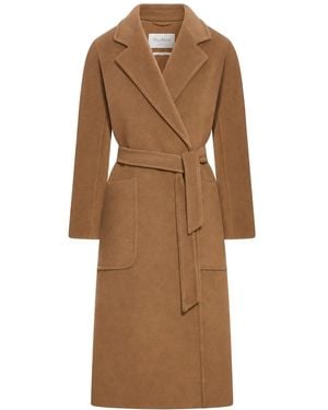 Max Mara Long Cashmere Coat - Brown