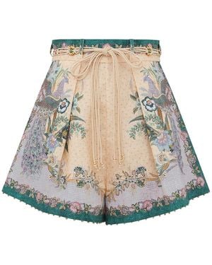 Zimmermann Shorts Indra Tuck - Natural