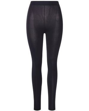 Balenciaga Leggings techwear in maglia tecnica - Blu