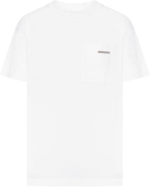 Brunello Cucinelli T-shirt in cotone - Bianco