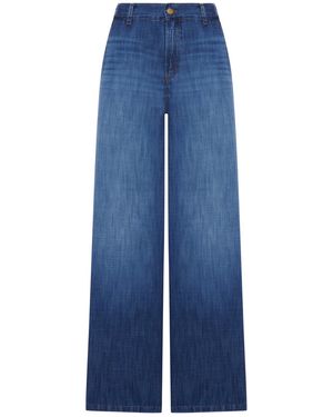Lois Wide Leg Marlene Jeans - Blue