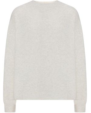 Fear Of God Signature Waffle 90S Crewneck Jumper - White