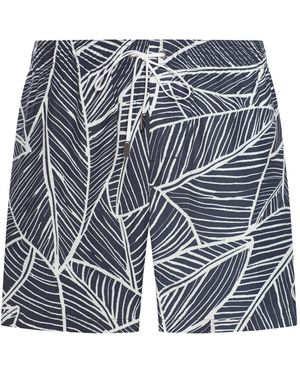 Giorgio Armani Costume da bagno con fantasia - Blu