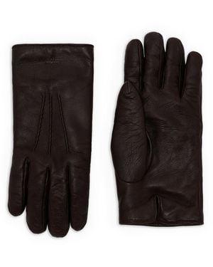 Giorgio Armani Lambskin Gloves - Black