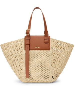 Loewe X Paula's Ibiza Hammock Cabas Medium Bag - Natural