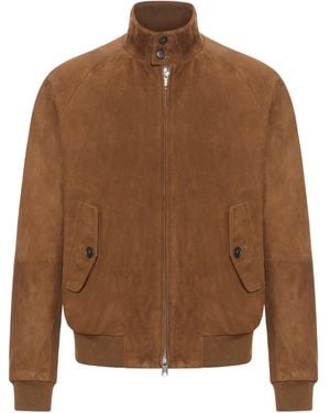 Baracuta G9 Suede Jacket - Brown