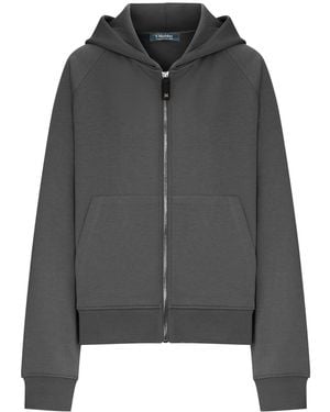Max Mara Felpa in jersey di cotone tecnico - Grigio