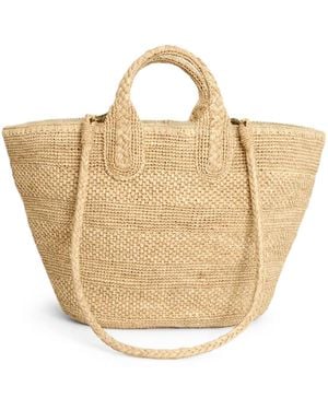 IBELIV Raffia Soma Bag - White