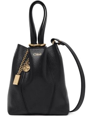 Chloé Chloé Spin Small Tote Bag - Black