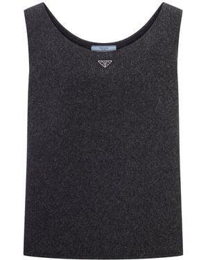 Prada Top in shetland - Nero